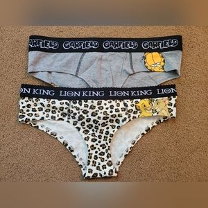 Garfield & Lion King Undies